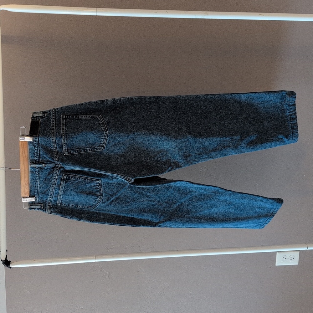 LL Bean flannel lined denim jeans